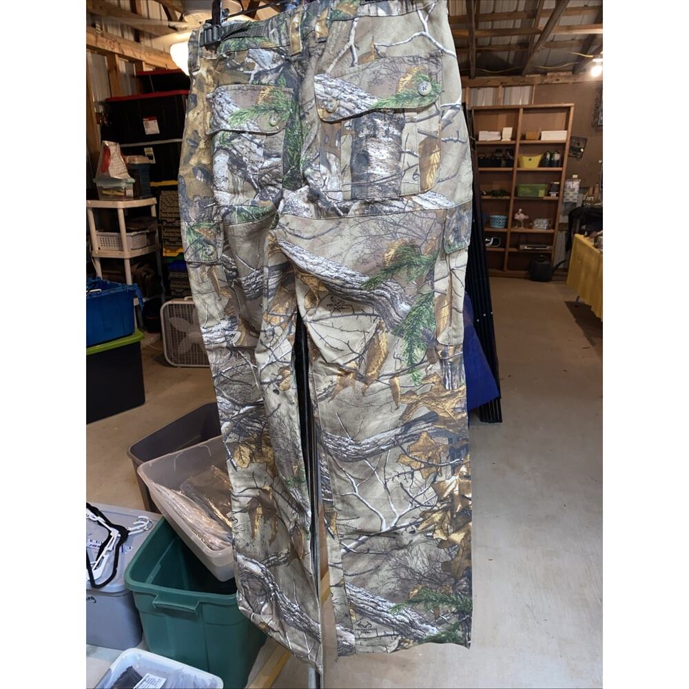 Game Winner Pants Womens Small Realtree Camo Cargo Hunting Outdoor Cotton - Picture 3 of 4